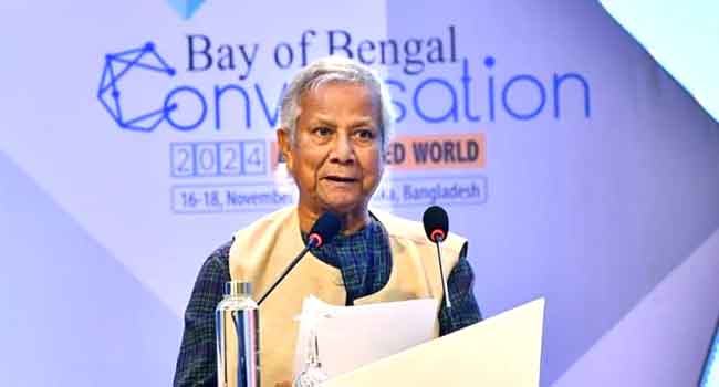 তিন শূন্যের ধারণার ওপর ভিত্তি করে পৃথিবী গড়ার আহ্বান প্রধান উপদেষ্টার