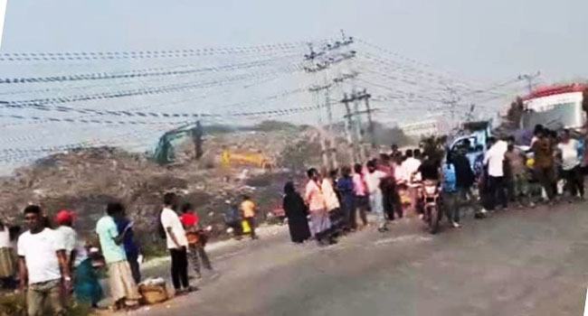 ৯ ঘণ্টা ধরে বেক্সিমকো শ্রমিকদের সড়ক অবরোধ