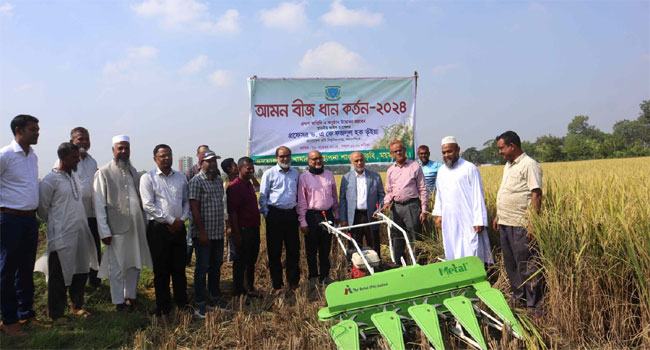 কৃষকদের মাঝে ১ কোটি ১৬ লাখ কেজি ধান বীজ সরবরাহ করেছে বাকৃবি