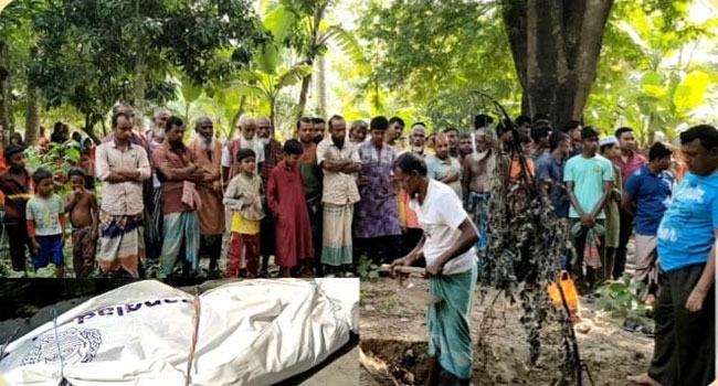 তালায় হত্যা মামলার সাড়ে ৩ মাস পর কবর থেকে লাশ উত্তোলন