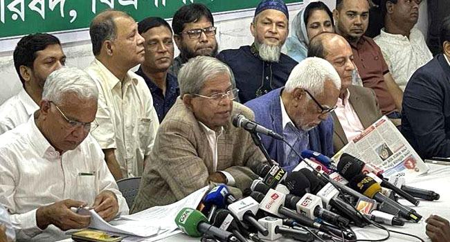 অন্তর্বর্তী সরকারের ওপর সন্দেহ আসতে শুরু করেছে : মির্জা ফখরুল