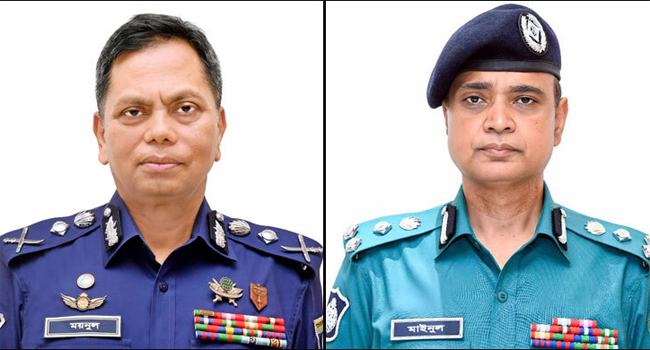 সরানো হলো আইজিপি ও ডিএমপি কমিশনারকে