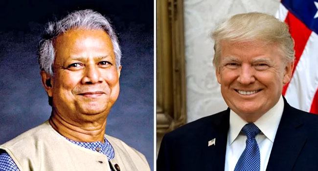 ‘ট্রাম্পের সাথে অভিন্ন ক্ষেত্র খুঁজে পাবেন অধ্যাপক ইউনূস’