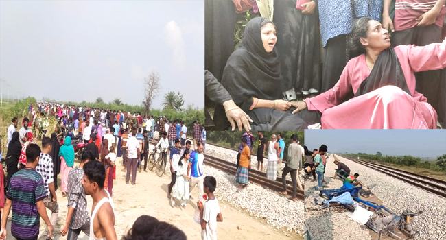 কুমিল্লায় ট্রেনের ধাক্কায় নিহত বেড়ে ৭