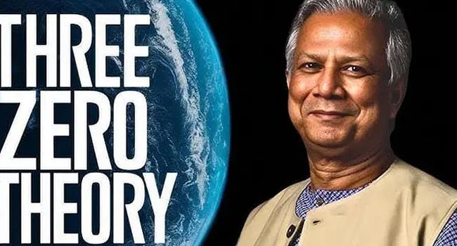 ড. ইউনূসের থ্রি জিরো ভিশন