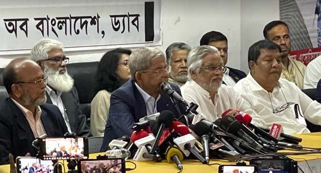 সাম্প্রতিক ঘটনায় উদ্বিগ্ন মির্জা ফখরুল