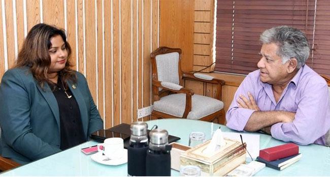 নৌ-পরিবহন উপদেষ্টার সাথে মালদ্বীপের হাইকমিশনারের সাক্ষাৎ