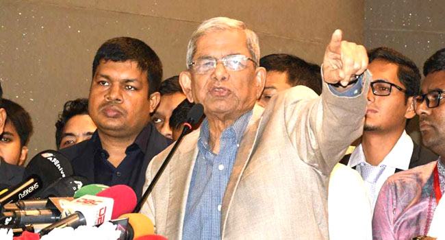 সীমান্তের ওপারে বসে স্বৈরাচার নতুন নতুন ষড়যন্ত্র করছে : মির্জা ফখরুল