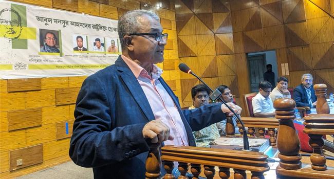 শেখ হাসিনার নৈতিক মৃত্যুদণ্ড হয়েছে : সলিমুল্লাহ খান