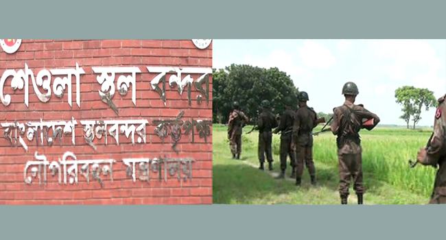 সিলেট সীমান্তে সতর্ক অবস্থানে বিজিবি : ৩ স্টেশনে বন্ধ আমদানি-রফতানি