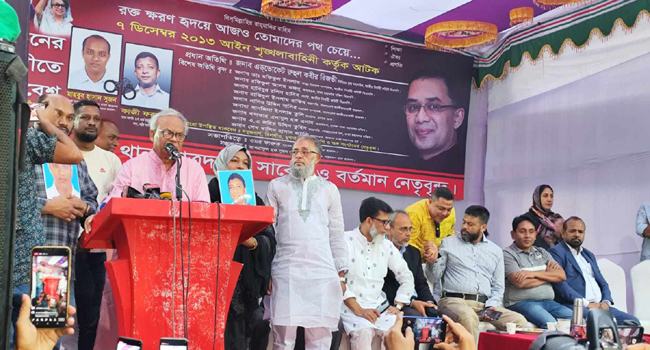 হাসিনার দোসর জি এম কাদের এত বড় কথা বলার সাহস পায় কি করে, প্রশ্ন রিজভীর