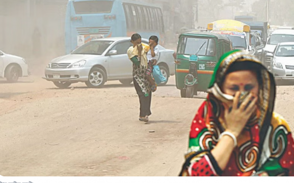 দূষিত বাতাসের শহরের তালিকায় দ্বিতীয় ঢাকা