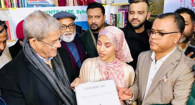 ব্রিটিশ চ্যারিটির আজীবন সদস্য হলেন মির্জা ফখরুল