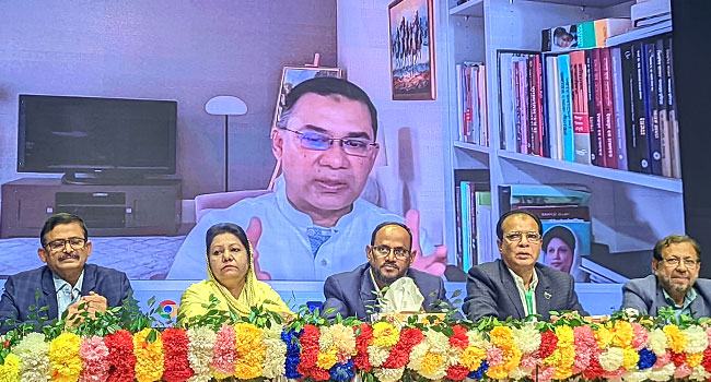 আন্দোলনে অংশগ্রহণকারী সকল দল নিয়ে সরকার গঠন করতে চাই : তারেক রহমান