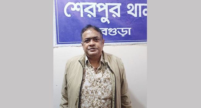 বগুড়ায় আ’লীগ নেতা সঞ্জু গ্রেফতার