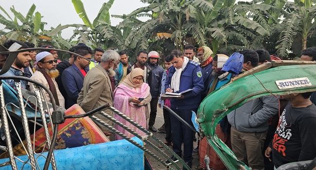 কিশোরগঞ্জে সড়ক দুর্ঘটনায় নিহত ২