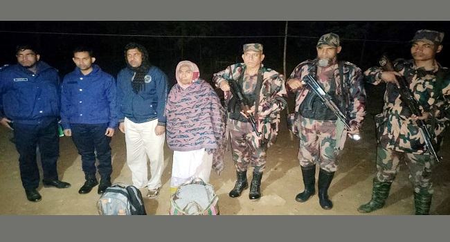 সিলেট সীমান্তে ভারতীয় নারীসহ আটক ২