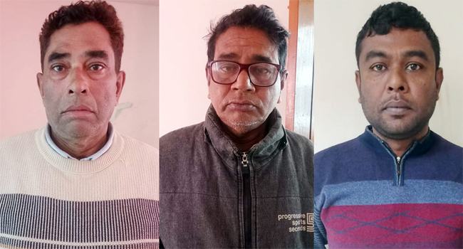 রাজবাড়ীতে আ’লীগ ও যুবলীগের ৩ নেতা গ্রেফতার