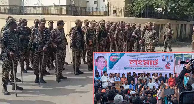 বিএনপির লং মার্চ : আগরতলা সীমান্তে সতকর্তা বাড়িয়েছে ভারত