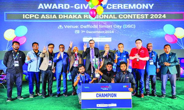 আইসিপিসি চ্যাম্পিয়ন শাহজালাল বিশ্ববিদ্যালয় ও রানারআপ ঢাকা বিশ্ববিদ্যালয়