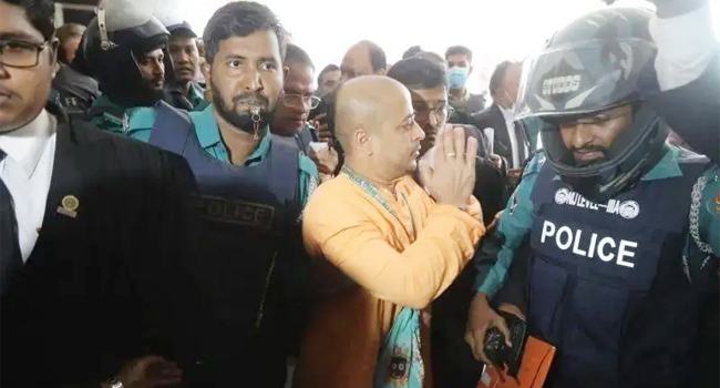 চিন্ময়ের জামিন শুনানি জানুয়ারিতেই