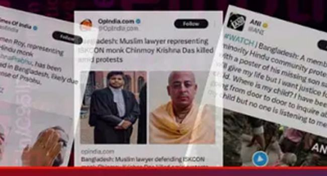 ভারতের মিথ্যা প্রচারণা বাংলাদেশে হিন্দুদের সাহায্য করছে না