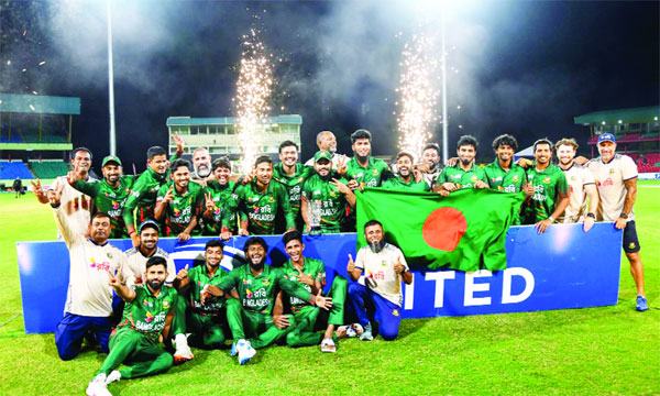 বাংলাদেশের ঐতিহাসিক জয়ে ওয়েস্ট ইন্ডিজ হোয়াইটওয়াশ