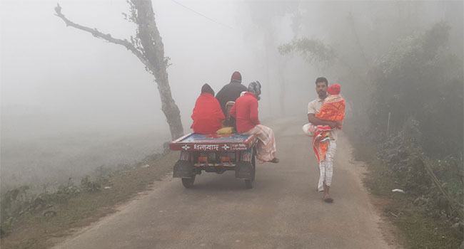 পঞ্চগড়ে আবারো বইছে মৃদু শৈত্যপ্রবাহ