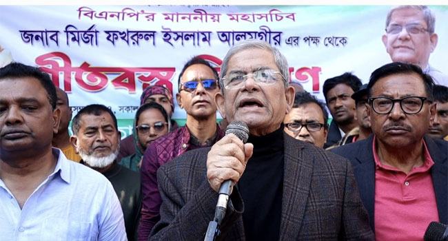 সন্ত্রাসী ও গণহত্যার সাথে জড়িতদের বিএনপিতে জায়গা নেই : মির্জা ফখরুল
