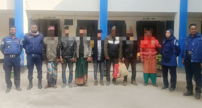 চৌগাছায় পুলিশের বিশেষ অভিযানে আটক ৭