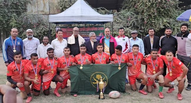 সেনাবাহিনী ও এস আর রাগবি দল চ্যাম্পিয়ন