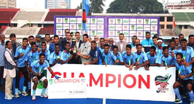 হকিতে প্রথম শিরোপা জয় বিমানবাহিনীর