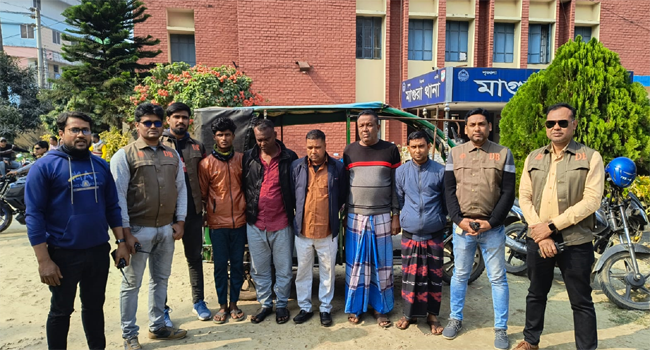 চুয়াডাঙ্গায় ইজিবাইক চোরচক্রের মূলহোতাসহ গ্রেফতার ৫