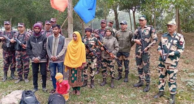 ভারতে আটক ৪ বাংলাদেশীকে ফেরত দিলো বিএসএফ