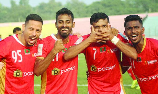 কিংস-ব্রাদার্সের জয়ের দিনে আবাহনীর ড্র