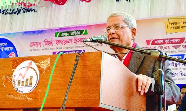 আমরা গণতন্ত্রের কথা বললেও চর্চা করি না : মির্জা ফখরুল
