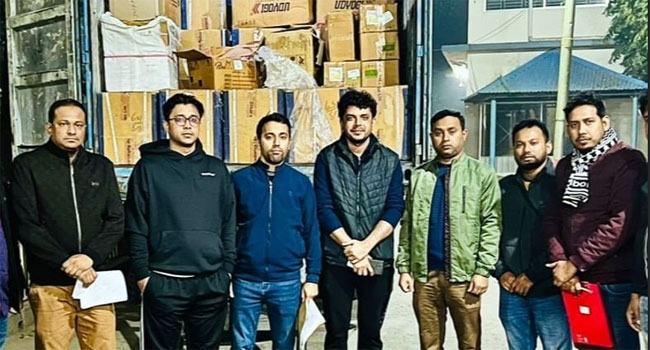 বেনাপোলে কাস্টমসের অভিযানে অর্ধকোটি টাকা ভারতীয় পণ্য আটক