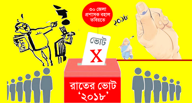 ‘রাতের ভোটে’র ৩০ জেলা প্রশাসক এখনো গুরুত্বপূর্ণ পদে বহাল