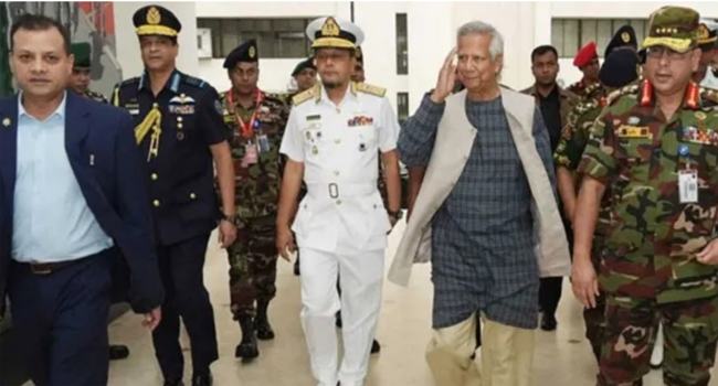 দেশের সম্মান ও গৌরব রক্ষায় কাজ করছে সেনাবাহিনী : প্রধান উপদেষ্টা