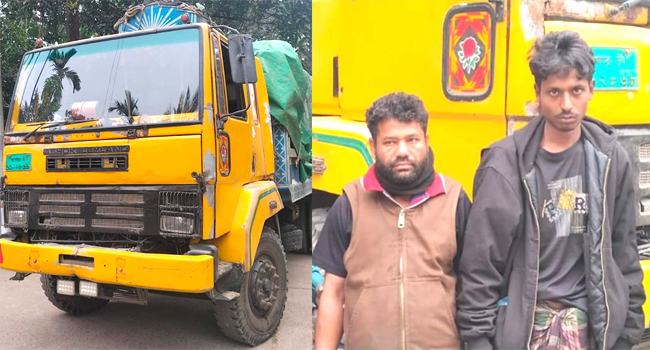 সিলেটে ৬০০ বস্তা ভারতীয় চিনিসহ আটক ২
