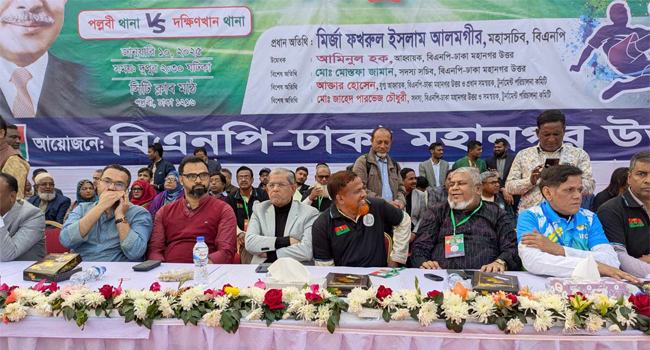 ক্রীড়াঙ্গনে অরাজনৈতিক ঐক্য দরকার : মির্জা ফখরুল