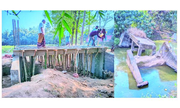 রাস্তা ছাড়া কালভার্ট নির্মাণ হাতিয়ে নেয়া হচ্ছে সরকারি অর্থ