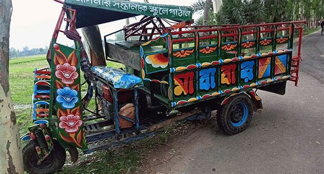 নওগাঁয় ভটভটি চাপায় বৃদ্ধের মৃত্যু