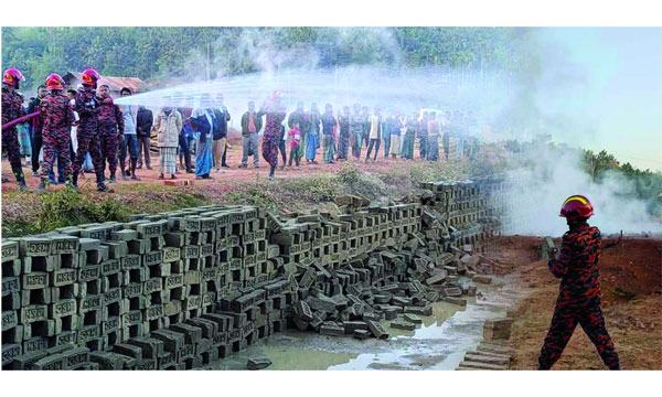 নলছিটি ও কাউখালীতে অবৈধ ১২টি ইটভাটা বন্ধ করল প্রশাসন