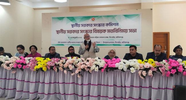 আগামী স্থানীয় সরকার নির্বাচন দলীয় প্রতীকে হচ্ছে না : সংস্কার কমিশন প্রধান