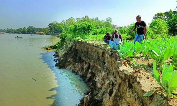 মিরসরাইয়ে অবাধে বালু তোলায় বিলীন হচ্ছে ফসলি জমি