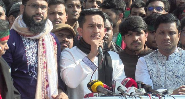 সীমান্ত হত‍্যা রুখে দেয়ার জন‍্য অভ‍্যুত্থান হয়েছে : সারজিস আলম