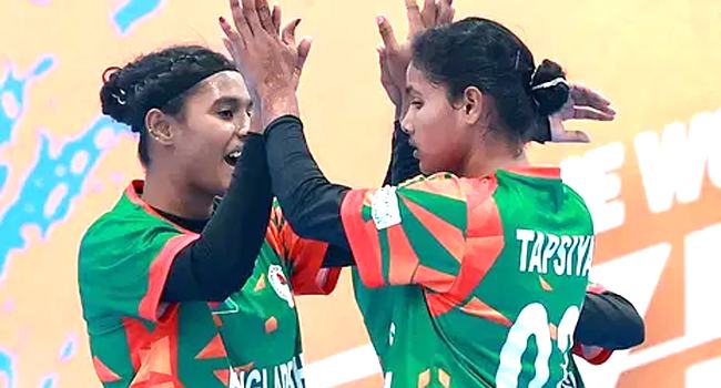 কোয়ার্টারে নারী খো খো দলও