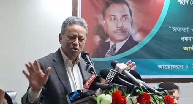 হাসিনার অপরাধের সমর্থনদাতাদের জাতির কাছে ক্ষমা চাওয়ার আহবান আমীর খসরুর