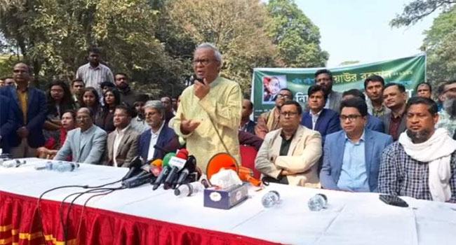মেগা প্রজেক্টের নামে আ’লীগ সরকার নদী ও খাল ভরাট করেছে : রিজভী